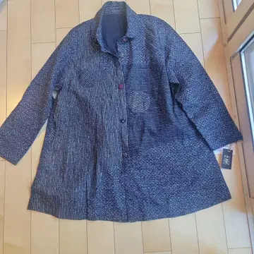 말시 패치워크 긴팔 셔츠 자켓