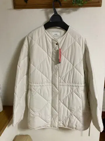 SHIPS 퀼팅 사이드 지퍼 블루종