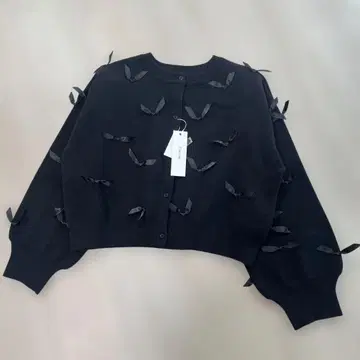 미사용 새상품 택 포함 doudou 리본 가디건 2024년