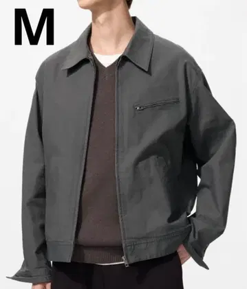 유니클로 집업 블루종