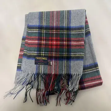 TWEEDMILL 트위드밀 영국제 대형 스톨 체크 무늬 울