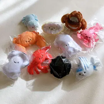 닛코리노 해산물 봉제 인형 등 묶음