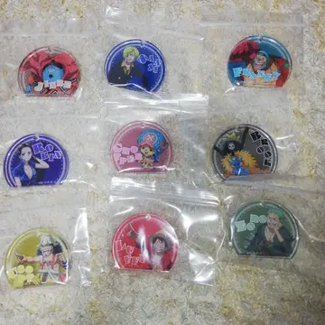 원피스 아크릴 블록 키링