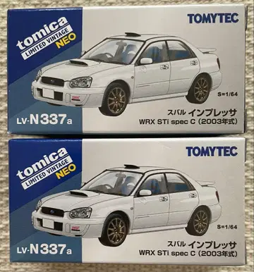 토미카 리미티드 빈티지 네오 스바루 임프레자 WRX STi 화이트 2대