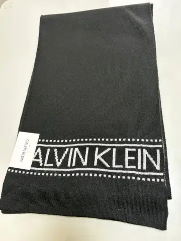 CALVIN KLEIN 로고 머플러 블랙 머플러 블랙 브랜드