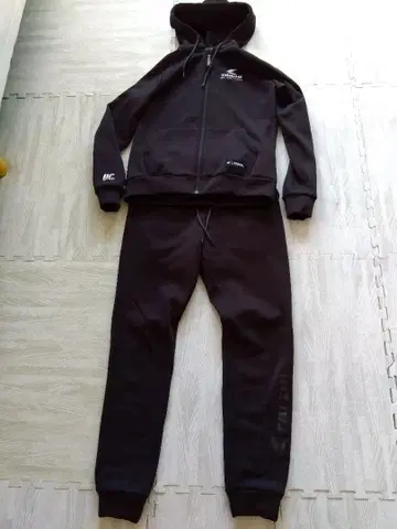 TAICHI 플리스 저리 상하의 세트 블랙 M 사이즈 속기모 원단