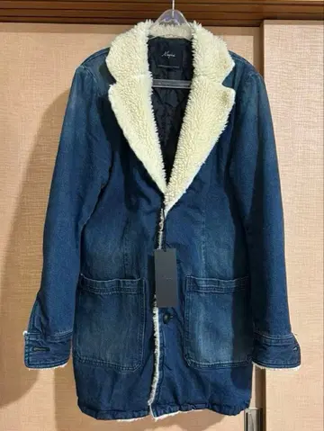 Magine 데님 자켓 보아 옷깃