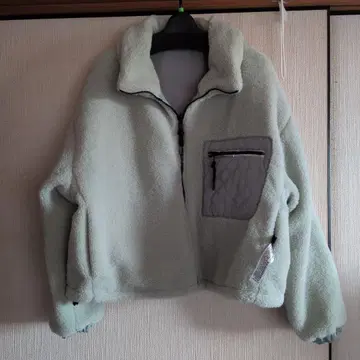 [ 미사용품 ] ZARA 리버서블 민트 그린 점퍼