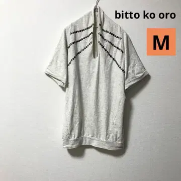 bitto ko oro 디자인 티셔츠 M 그레이 계열 여성 상의