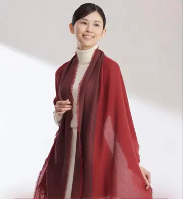 미사용 통신판매생활 후지히트 스톨 레드 빨간색