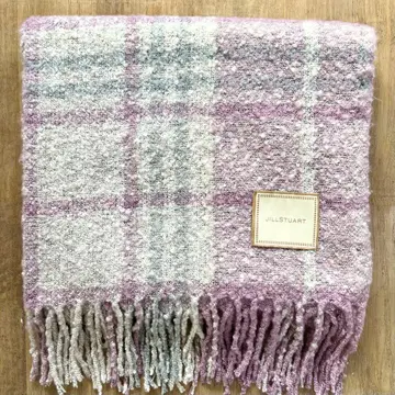 JILLSTUART 질스튜어트 부클 체크 대형 머플러