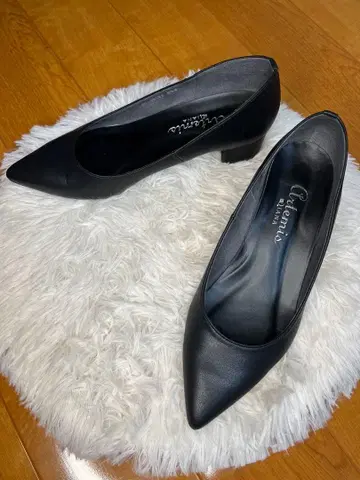 [ 새상품급 ] artemis by DIANA 펌프스 블랙 와이드 힐