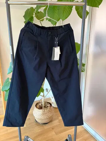 유니클로 와이드 팬츠 네이비