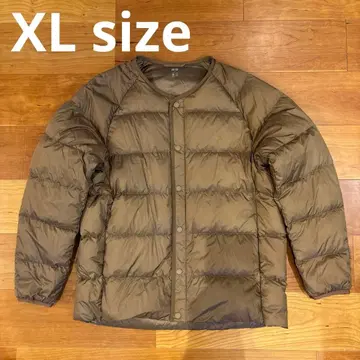 [ 새상품급 ] 유니클로 리사이클 다운 자켓 브라운 34BROWM XL