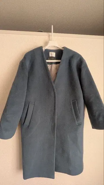 노카라 코트 파랑