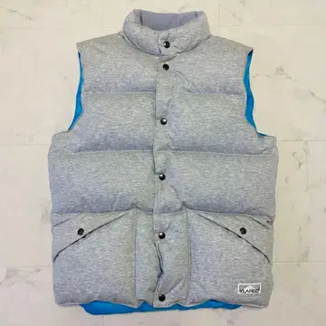 X-LARGE 다운 베스트 M 그레이/블루