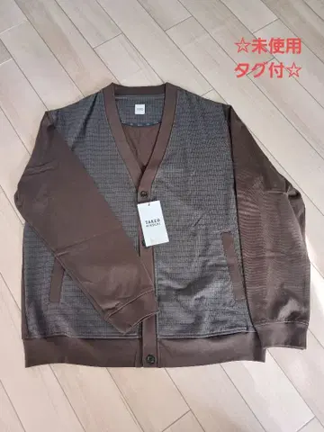미사용 새상품, 택 포함 [ TAKEO KIKUCHI 가디건 ]