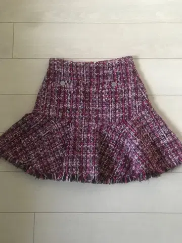 릴리 브라운 트위드 미니 스커트 새상품