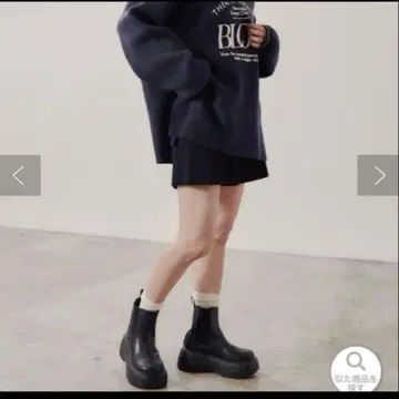 차오패닉 티피 통굽 사이드 고어 부츠