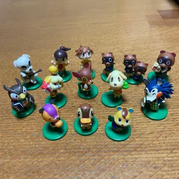 동물의 숲 피규어 세트 14개