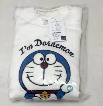 I'm Dorademon 화이트 트레이닝복 M 도라에몽 자수