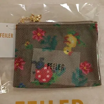 페이러 하이디 메쉬 파우치 베이지 미니