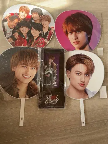 A! group 집합 코지마 켄 부채 4장 미니 족자봉 세트