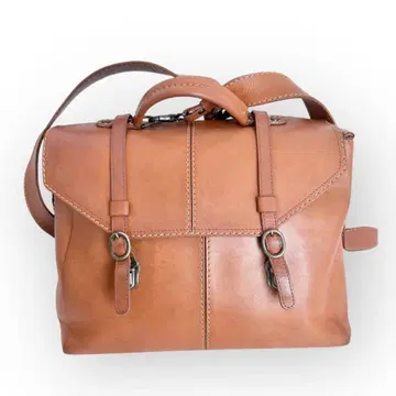 카와바그 소 가죽 가방 창작 백팩 가죽 브라운 데이백