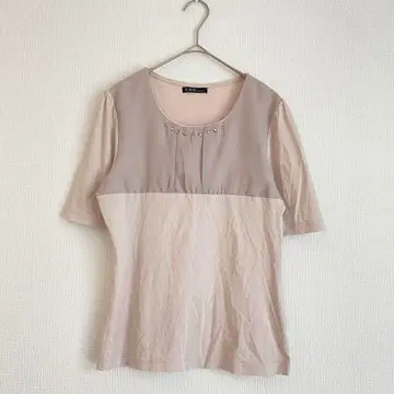 CDS 베이직 스팽글 반팔 티셔츠 M 면 티셔츠 a764