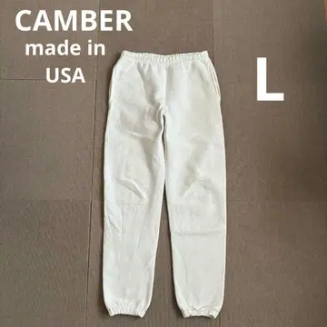 미국제 CAMBER 캠버 스웨트 팬츠 L 화이트