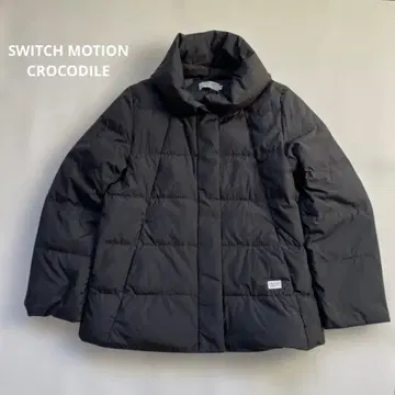 SWITCH MOTION CROCODILE 다운 자켓 블랙 M