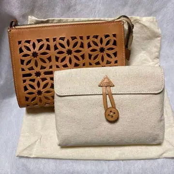 genten 겐텐 cut work 컷워크 파우치