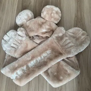 디즈니 미키 팬캡 베이지