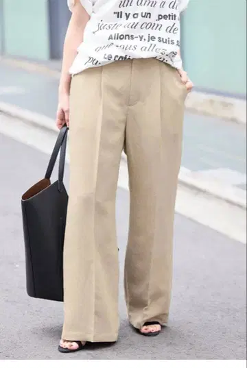 [ 새상품 미착용 ] SLOBE IENA 레이온 린넨 이지 팬츠