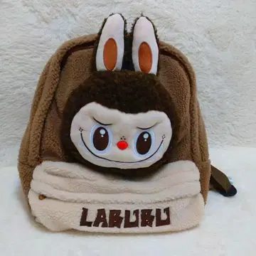 미사용 Classic Bag LABUBU 바버 플리스 백팩