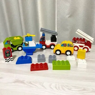 레고 듀플로 첫 듀플로 여러 가지 탈것 박스 + 빨간 사다리차