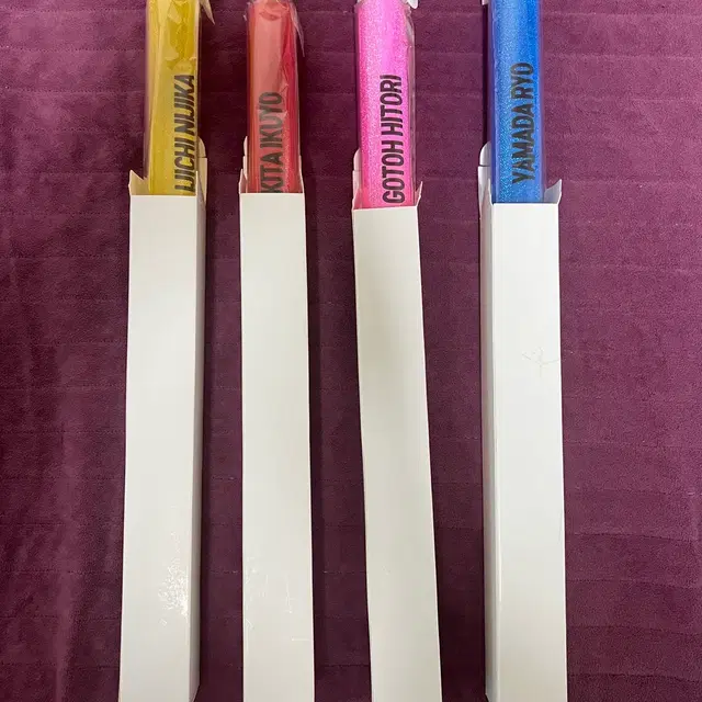 봇치더락 응원봉 새상품 4개 일괄