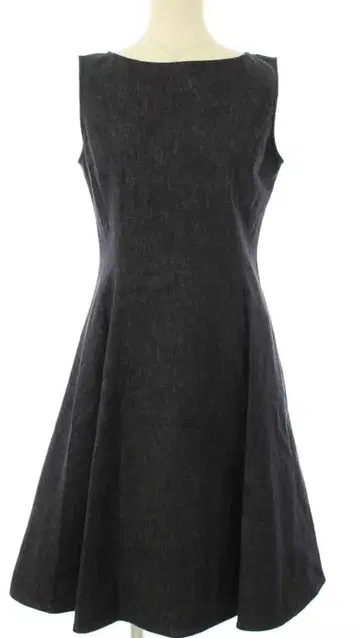 FOXEY 다크 데님 슬리브리스 원피스