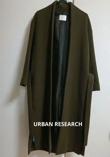 URBAN RESEARCH Items 롱 코트 올리브