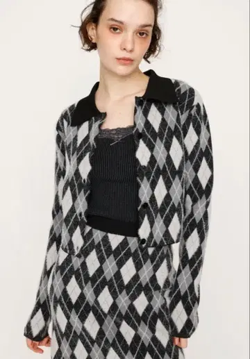 SLY 아가일 체크 HG 폴로 셔츠