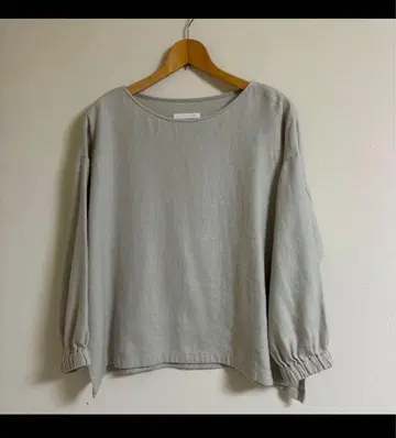 evam eva 린넨 울 풀오버 nest Robe