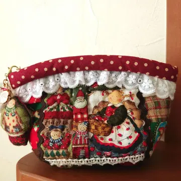 핸드메이드 코로링 파우치 크리스마스