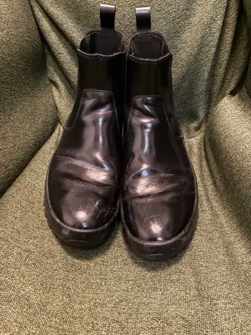 블랙 사이드 고어 부츠 Vibram ZARA 사이즈 43