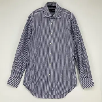 Maker's Shirt 카마쿠라 슬림핏 스트라이프 셔츠