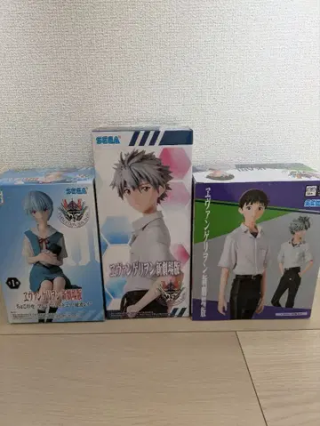 에반게리온 아야나미 레이 이카리 신지 나기사 카오루 피규어 세트
