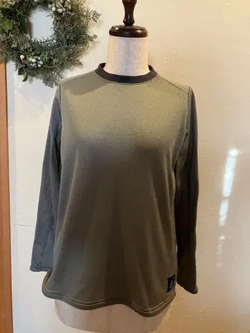 STATIC 메쉬 긴팔 T셔츠 올리브 그린