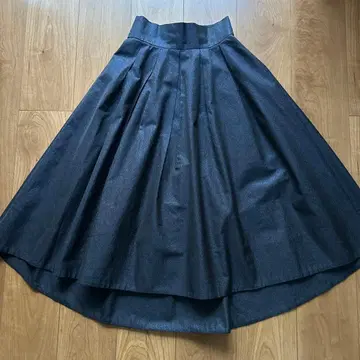 더블 스탠다드 라메 플레어 스커트 36