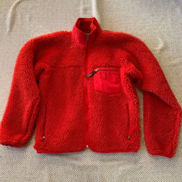 patagonia 플리스 자켓 레트로x usa S 레드