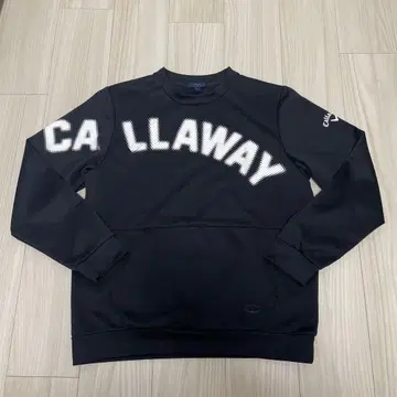 캘러웨이 블랙 맨투맨 사이즈 L