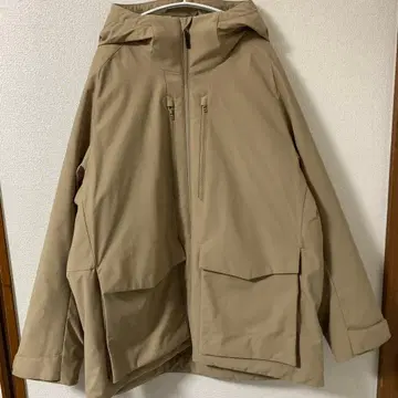 UNIQLO 하이브리드 다운 후드티 (3D 컷) 베이지 XL